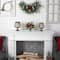 12" Holiday Winter Pinecones, Berries, Greenery & Plaid Bow Arrangement